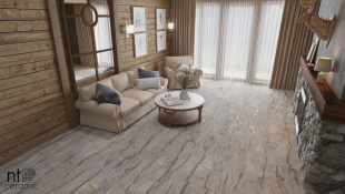 Керамогранит NT Ceramic Marmo Forest Carving арт. NTT99517M (60x120) матовый, карвинг